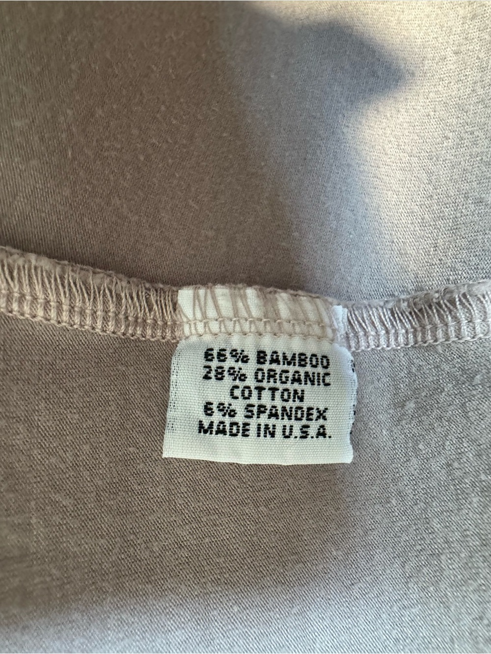 Bryn Walker Tan Oversized Long Sleeve Tunic Bamboo Organic Cotton - Picture 7 of 9